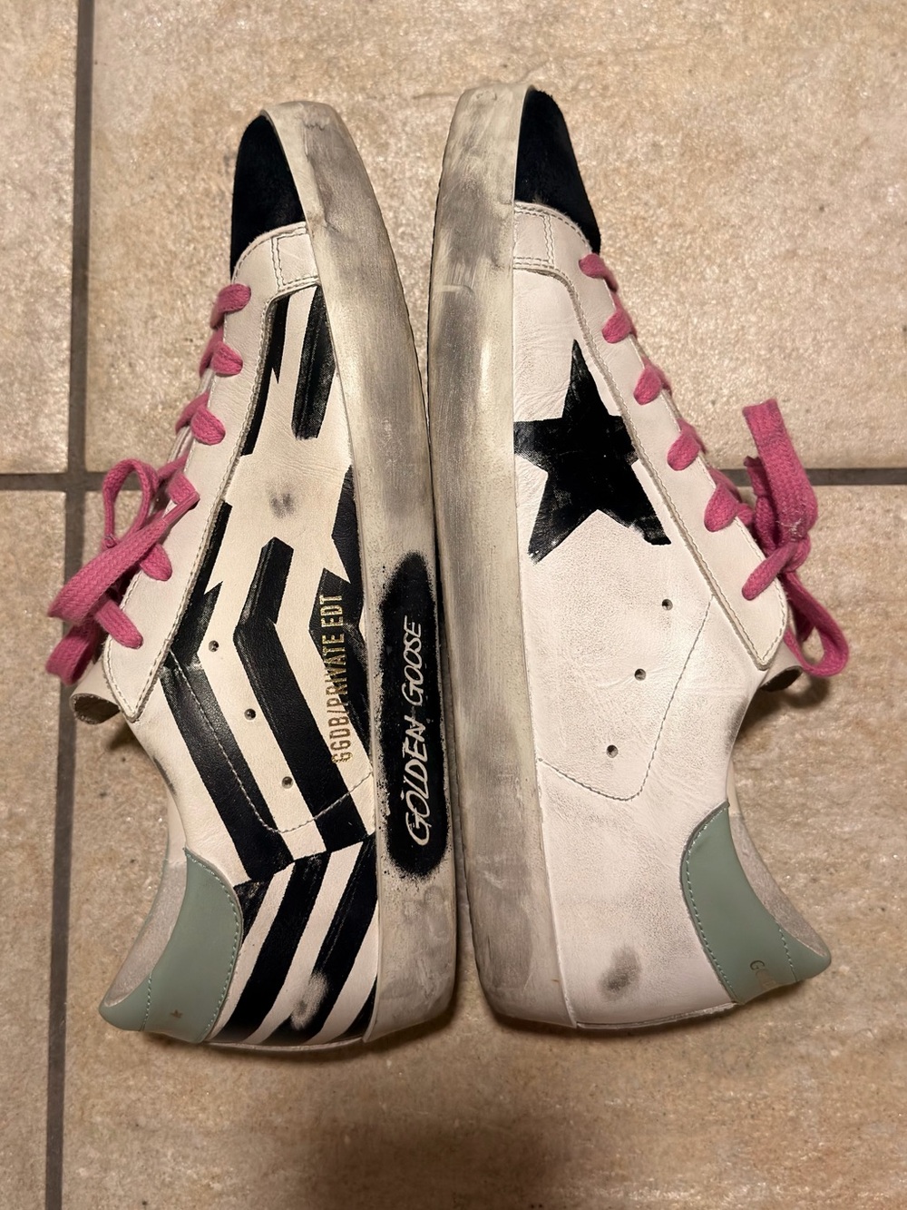 Golden Goose Super-Star sneakers - PRIVATE EDT Size 40, great condition - Picture 4 of 10